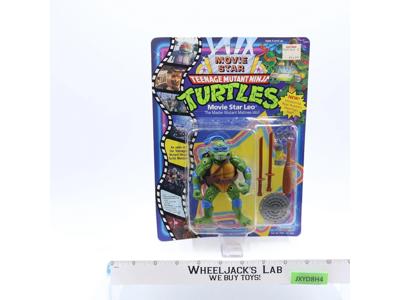 Movie Star Leo Teenage Mutant Ninja Turtles TMNT 1991 Playmates UNPUNCHED MOSC