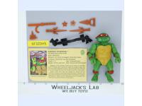 Raphael SOFT HEAD 100% Complete Teenage Mutant Ninja Turtle Playmates 1988