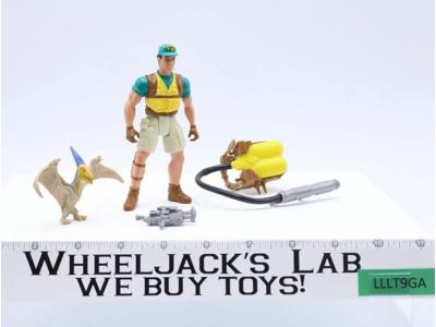 Nick Van Owen W/Hatchling 100% Complete Jurassic The Lost World 1997 Figure