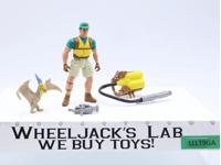Nick Van Owen W/Hatchling 100% Complete Jurassic The Lost World 1997 Figure