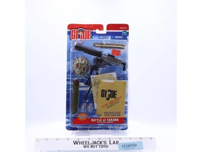 Battle of Tarawa GI Joe 2000 Hasbro 12" Accessory Set Top Secret Orders MOSC NEW