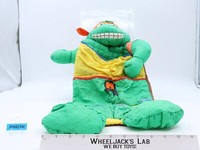 Michelangelo Plush Nylon Shoe Holder Hanging Storage 1990 Prestige 31" Long