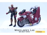 Ninja Storm Crimson Thunder Glider Cycle Power Rangers 2002 Bandai Figure