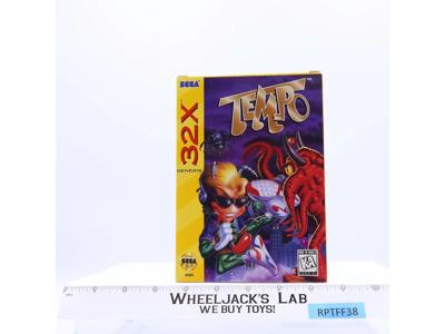 Tempo SEGA Genesis 1995 Cartridge Case & Instructions Vintage