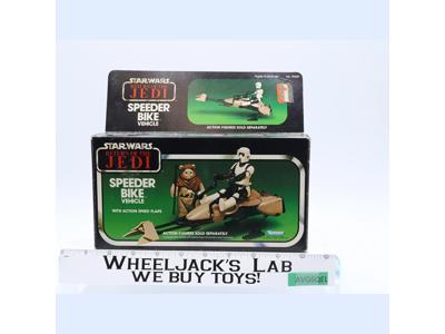 Speeder Bike 100% Complete W/Box Star Wars ROTJ Kenner 1983 Vehicle