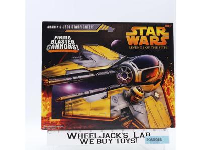 Anakin Jedi Starfighter Star Wars Revenge of the Sith 2005 Hasbro Vehicle MISB
