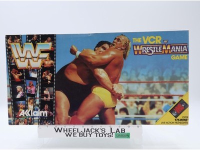 WWF The VCR Wrestlemania Game Hulk Hogan Wrestling Acclaim Vintage