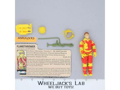 Blowtorch V1 100% Complete G.I. Joe 1984 Hasbro Vintage Action Figure