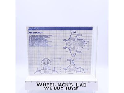 Air Chariot 1986 ORIGINAL Instructions Blueprints G.I. Joe Hasbro Vehicle