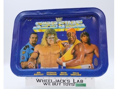 TV Lap Tray WWF Superstars Wrestling 1991 Titan Sports Vintage