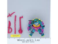 Slash PURPLE BELT YELLOW LETTER S 100% Complete Teenage Mutant Ninja Turtle TMNT