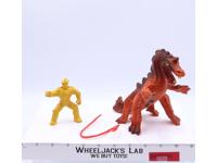 Lava Dragon Rider Yellow Saga of Crystar 1982 Remco 3.5" Figure w/ Whip