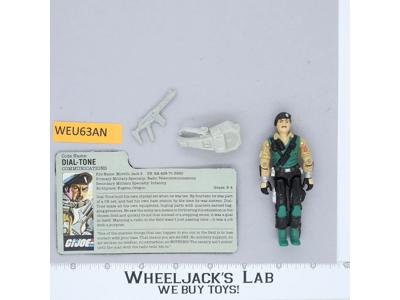 Dial-Tone V1 100% Complete G.I. Joe 1986 Hasbro Vintage Action Figure
