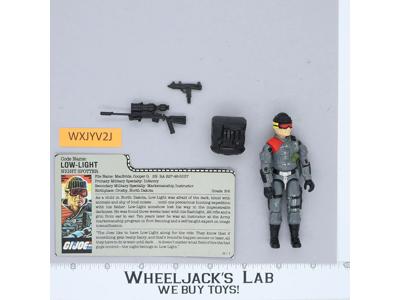 Low-Light V1 100% Complete G.I. Joe 1986 Hasbro Vintage Action Figure