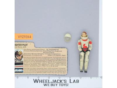 Ace V1 100% Complete G.I. Joe 1983 Hasbro Vintage Action Figure