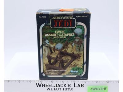 Ewok Assault Catapult 100% Complete Star Wars ROTJ 1983 Kenner Vehicle
