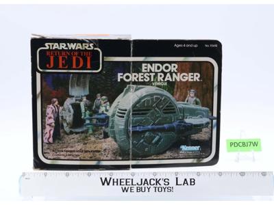 Endor Forest Ranger 100% Complete W/Box Star Wars 1983 Vintage Kenner Vehicle
