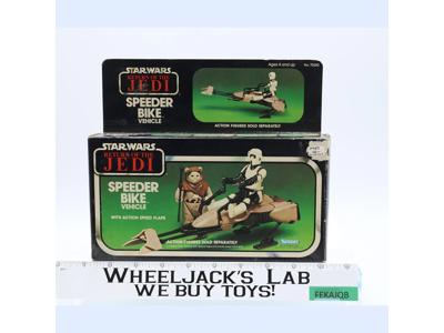Speeder Bike 100% Complete W/Box Star Wars ROTJ 1983 Kenner Vehicle MINT