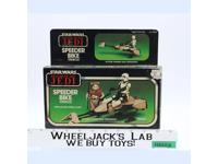 Speeder Bike 100% Complete W/Box Star Wars ROTJ 1983 Kenner Vehicle MINT