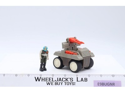 Laser RAT W/Capt. Vic Dakota Hayes Starcom 1986 Coleco Complete Action Vehicle