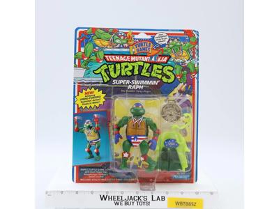 Super-Swimmin' Raph Teenage Mutant Ninja Turtles 1992 Turtle Games TMNT NEW MOSC
