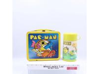 Pac-Man Metal Lunch Box 1980 Aladdin Vintage w/ THERMOS