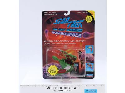 Klingon Bird of Prey Mini Playset Star Trek Next Gen 1995 Playmates NEW SEALED