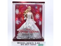 Holiday Barbie Doll Collector 2008 Mattel Silver Sparkly Gown Snowflakes NEW