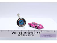 Porsche 917 Hot Pink 1970 1969 Redline Hot Wheels Mattel Vintage RL W/ Button