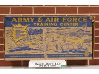 #4145 Army & Air Force Training Center Tin Litho 1950s Marx Vintage Playset