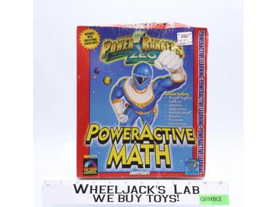 PowerActive Math CD-Rom Computer Game Power Rangers Zeo 1996 Nova NEW SEALED