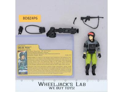 Sneak Peek V2 Night Force 100% Complete G.I. Joe 1988 Hasbro Vintage Figure