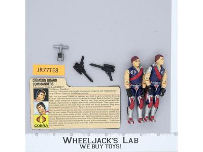 Tomax & Xamot V1 100% Complete G.I. Joe 1985 Hasbro Vintage Action Figure