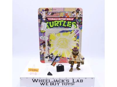 Don, Undercover Turtle W/Card *UNPUNCHED* 100% Comp TMNT 1990 Playmates Action