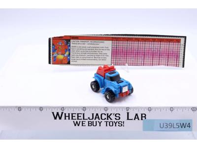 Gears Minibot 100% Complete Vintage 1984 G1 Transformers Hasbro Action Figure