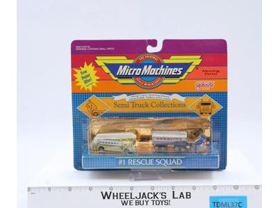 #6407 Rescue Squad #1 Micro Machines Semi Truck Collections Galoob NEW SEALED