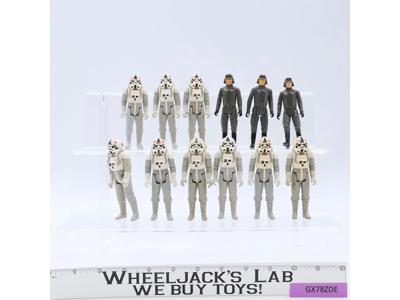 Lot of 12 Star Wars AT-AT Commanders & Drivers 1980s Kenner Action Figures