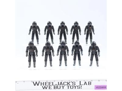 Lot of 10 Tie Fighter Pilot Star Wars ESB 1982 Kenner Vintage Action Figures