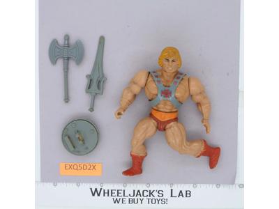 He-Man 100% Complete He-Man Masters of the Universe MOTU 1982 Mattel Vintage