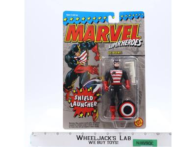 US Agent Shield Launcher Marvel Super Heroes 1994 Toy Biz NEW MOSC SEALED