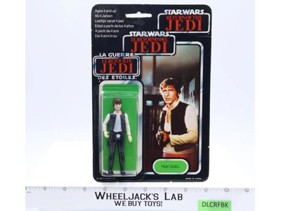 Han Solo Big Head 70 Back Tri-Logo Star Wars ROTJ 1983 Palitoy NEW SEALED