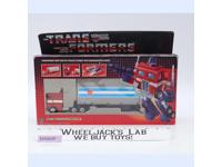 Optimus Prime W/BOX & INSERT 100% Complete 1984 Vintage G1 Transformers Figure