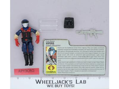 Vipers V1 100% Complete G.I. Joe 1986 Hasbro Vintage Action Figure