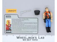 Mercer V1 100% Complete G.I. Joe 1987 Hasbro Vintage Action Figure