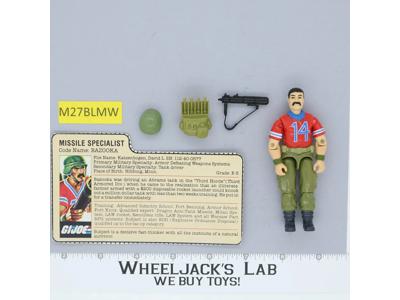 Bazooka V1 100% Complete G.I. Joe 1985 Hasbro Vintage Action Figure