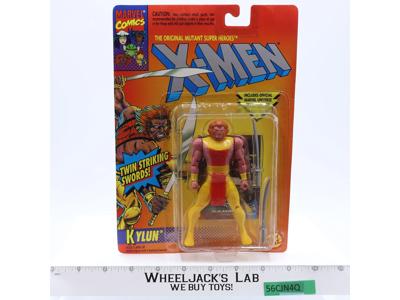 Kylun Twin Striking Swords The Uncanny X-Men 1994 Toy Biz NEW MOSC Figure