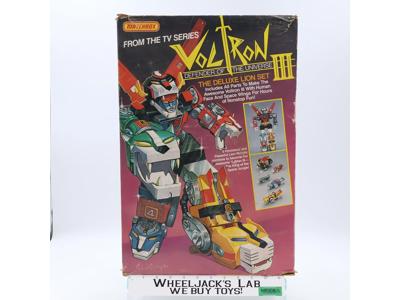 Voltron III Deluxe Lion Set W/Box 100% Complete Matchbox 1984 Vintage Figures