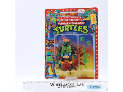 Mutant Military Navy Seal Mike TMNT 1992 Playmates NEW MOSC UNPUNCHED SEALED