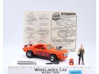 Stinger W/Bruno Sheppard 100% Complete 1986 MASK M.A.S.K. Kenner Figure