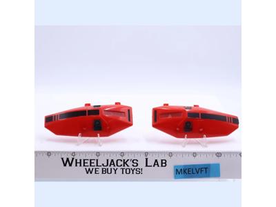 Jetfire Large Leg Guard Armor Pair STICKERED 1985 G1 Transformers Action Figure